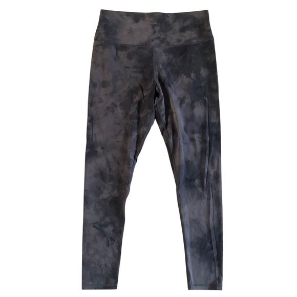 Glyder Sultry Tie Dye Leggings Black High Waisted Size XL - Picture 3 of 6